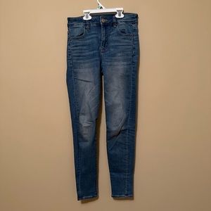 american eagle skinny hi-rise jegging